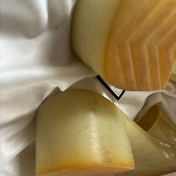 Gucci rubber slide ins shoes logo heels sandals jelly open toe shower slides - Picture 6 of 10